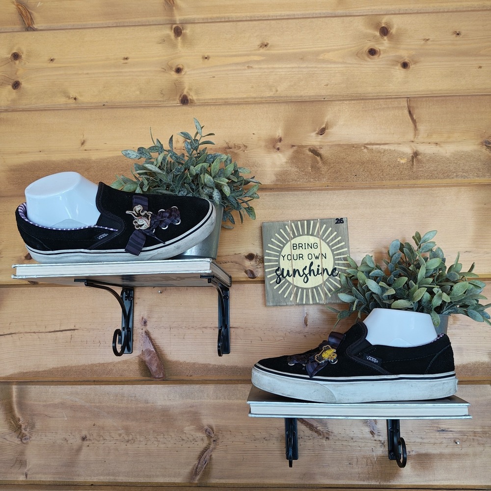 Halloween Vans Disney Nightmare Before Christmas Slip On Sneaker Suede Size‎ 7.5